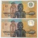 AUSTRALIA 1988 . TEN 10 DOLLARS BANKNOTE . FRASER / JOHNSTON . CONSEC PAIR . LAST PREFIX AB33